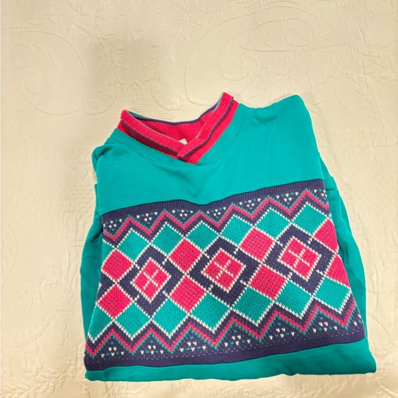 Colorful Geometric Pattern Sweater - Picture 3 of 4
